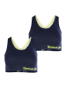 Reebok Crop-Top Alexa in Vector Navy/Energy Glow