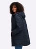 sheego Steppjacke in tiefblau