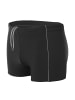 Aquarti Aquarti Herren Badehose Kurz mit Kontrastpaspel in schwarz Modell 3