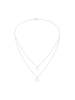 Alexander York Kette Layering-Look HERZ in 925 Sterling Silber