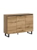 ebuy24 Sideboard Tomasa Eiche 120 x 36 cm