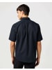 Wrangler Kurzarmhemd 1 Pocket in Black