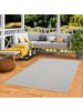 Pergamon In & Outdoor Teppich Flachgewebe Ottawa Mix in Blau