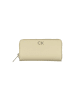 Calvin Klein Beige Polyurethan-Geldbörse