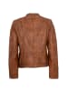 MADDOX Lederjacke Lammnappa in Cognac