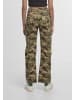 DEF DEF DEF Straight Fit Jeans in green camo