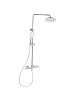 Beliani Wannenarmaturen PUYEHUE in Silber - (W) 24 x (H) 81 x (L) 30 cm