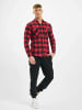 DENIM PROJECT Flannel Hemd in red check