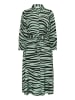 Kaffe Kleid KAemine Regular fit in Green/Black Animal