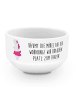 Mr. & Mrs. Panda Müslischale Einhorn Ballerina mit Spruch in Weiß