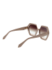 Ana Hickmann Damen Sonnenbrillen Geometrisch Creme