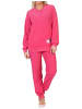 NORMANN Frottee Schlafanzug Homewear Loungewearr Sternen - 81720 in pink