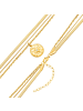Eastside NY Kette Stern aus Edelstahl mit Zirkonia in gelbgold