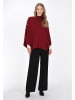 DreiMaster Klassik Women Poncho in burgundy