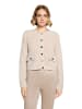 Betty Barclay Strick-Cardigan mit aufgesetzten Taschen in Taupe