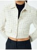 KOTON Blazer in Ekru Karomuster