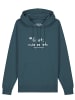 wat? Apparel Sweatshirt Es ist wie es ist in Petrol