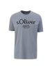 s.Oliver T-Shirt 1er Pack in Hellgrau