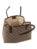 Guess Victtoria Shopper Tasche 33 cm in latte logo-brown