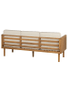 Beliani Gartensofa BARATTI in Braun/Beige - (W) 179 x (H) 76 x (L) 65 cm
