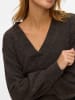Vero Moda Strickpullover in Chocolate Torte