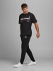 Jack & Jones Jogginghose JPSTGORDON Sweat Trainingshose Plus Size Übergröße in Schwarz