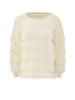 caspio Damen Strickpullover in Wollweiss