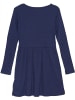 Minymo Kinder-Midikleid "Dress LS Rib-Girl" in Blau