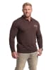 Men Plus Poloshirt in espresso