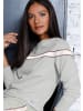 H.I.S Sweatshirt in grau-meliert