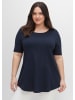 sheego Longshirt in nachtblau