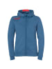 Kempa Kapuzenjacke PLAYER WOMEN in ice grau/fluo rot