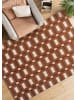 Atticgo Kurzflor-Teppich ASTRA in kupfer/beige