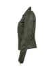 JILANI Lederjacke Lammnappa in Oliv