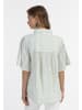 IZIA Damen Kurzarm Bluse in Türkis