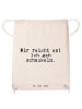 Mr. & Mrs. Panda Jutebeutel Mir reicht es! Ich... mit Spruch in Creme