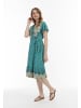 usha FESTIVAL Damen Sommerkleid in Türkis Mehrfarbig