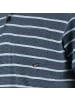 Twinlife Polo-Shirt indigo stripe in Schwarz