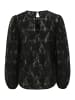 Kaffe Langarm - Hemd KAtricia Regular fit in Black Deep