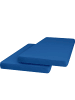 Playshoes Jersey-Bettlaken 70x140 cm 2er Pack in Blau