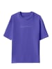 Reichstadt Damen Oversized T-Shirt Brand Stick in Light Purple