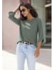 LASCANA 3/4-Arm-Shirt in khaki