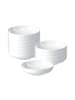 Ritzenhoff & Breker 12er Set Beilagenschalen Skagen ø 11,5 cm weiß in weiß
