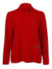 VIA APPIA DUE  Pullover Sportiver Stehkragenpullover aus unifarbenem Stoff in rot