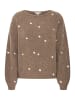 b. young Strickpullover BYOTIKI Loose fit in Walnut Mix