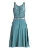 Vera Mont Cocktailkleid mit Spitze in Eucalyptus Green