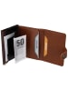 Secrid Geldbörse Premium Miniwallet+ Emboss Lin in Cognac