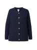 Ulla Popken Strickjacke in navy blau