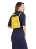 Cluty Rucksack echt Leder in gelb