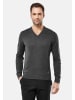 Vincenzo Boretti Pullover tailliert in anthrazit